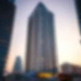 Stunning view of Future Tower's facade