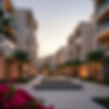 Architectural details of Gardenia Bay residences