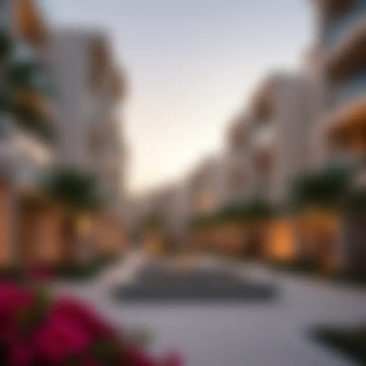 Architectural details of Gardenia Bay residences