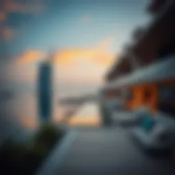 Luxurious waterfront view of Gardenia Bay