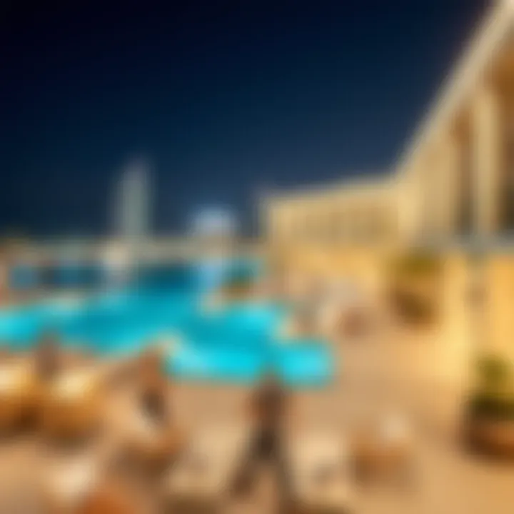 Vibrant atmosphere of Yas Island surrounding Gardenia Bay