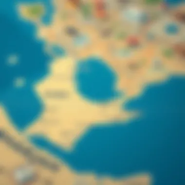 Geographical Map of Dubai and Sharjah Map comparing the geographical locations of Dubai and Sharjah