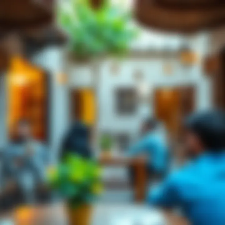 Community Life in Al Tawaar Community gathering space in Al Tawaar reflecting neighborhood lifestyle