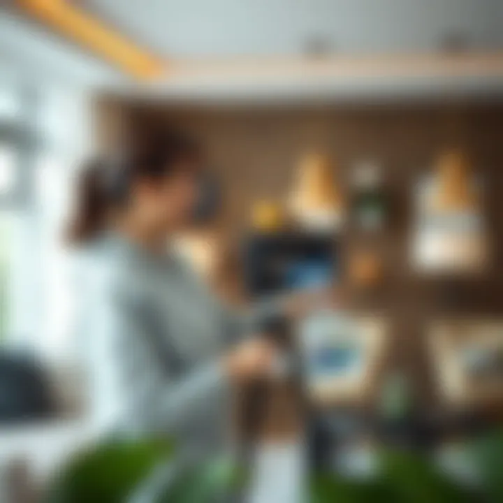 Expert Cleaning Services Professional cleaner at work in a residential setting