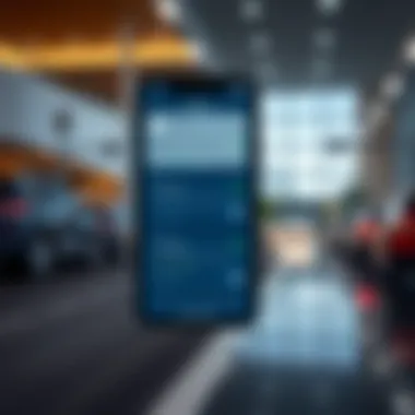 Mobile application for fine checking