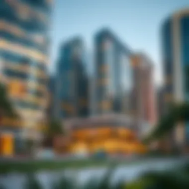 Dynamic Business Hubs in Dubai Commercial buildings representing dynamic business hubs