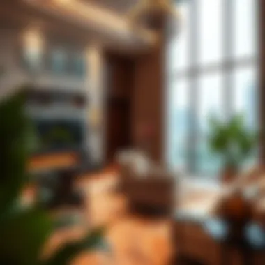 Luxurious apartment interior representing high-end real estate