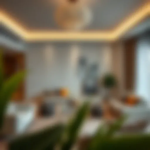 Elegant living room design showcasing modern decor