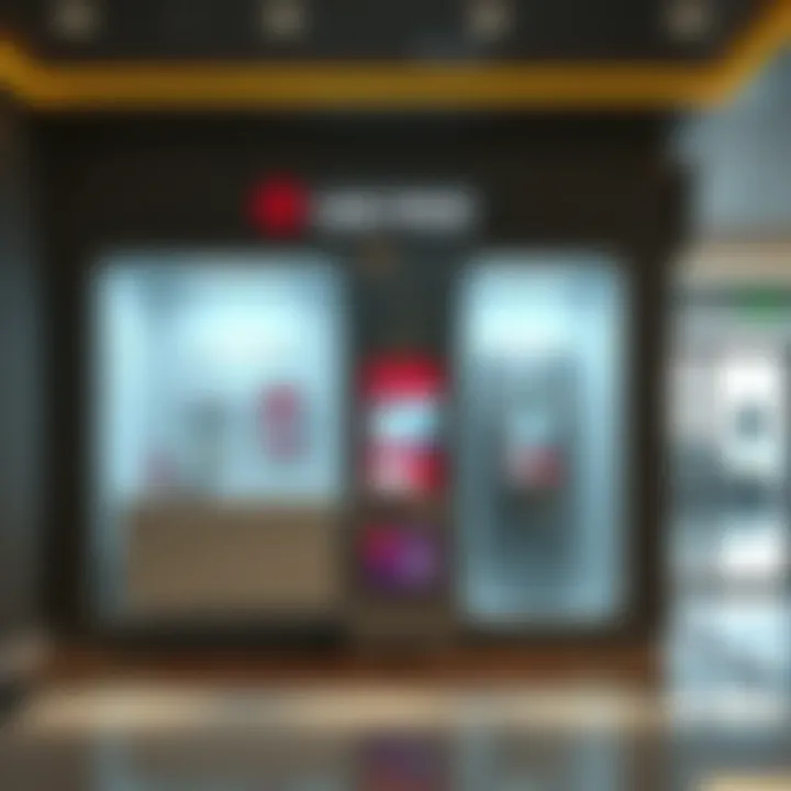 User-Friendly Layout Inside UAE Pass Kiosk Interior view of a UAE Pass kiosk with user-friendly layout