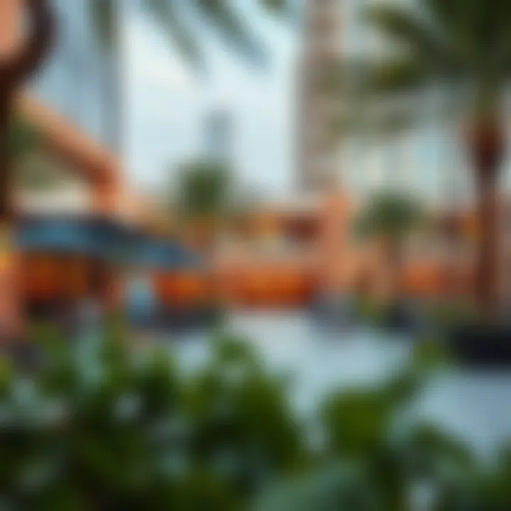 Community Spaces within International City Phase 1 Vibrant community spaces in International City Phase 1