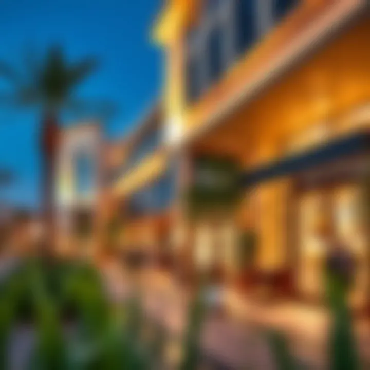 Shopping and Dining in Jabel Ali Village Modern shopping and dining options available in Jabel Ali Village