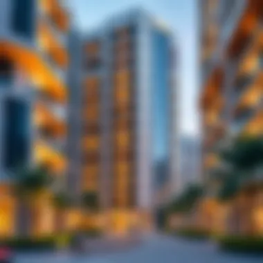 Architectural Highlights of JLT Residences Architectural details of a residential building in Jumeirah Lake Towers