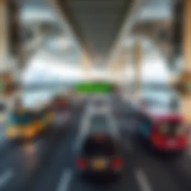 Transportation Connections of JLT Busy transportation hub connecting JLT to various parts of Dubai