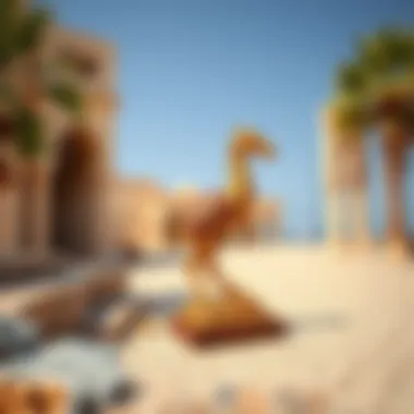 Cultural Significance of Jubail Island Cultural artwork representing the heritage of Jubail Island