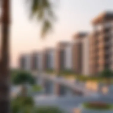 Future Developments on Jubail Island Architectural rendering of future developments on Jubail Island