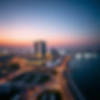 Connectivity and Access to Jumeirah Bay Island Access routes leading to Jumeirah Bay Island highlighting connectivity