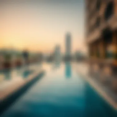 Relaxing Poolside Retreat Luxurious pool area at Jumeirah Living