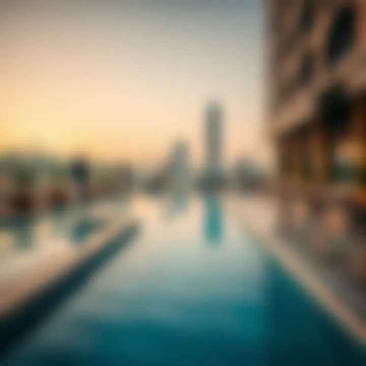 Relaxing Poolside Retreat Luxurious pool area at Jumeirah Living