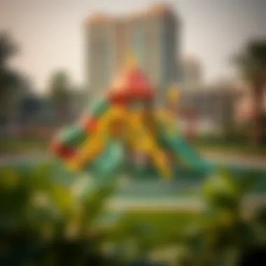 Children's Playground at Karama Park Playground facilities in Karama Park designed for children