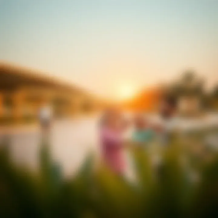 Families enjoying recreational activities at Keturah Reserve Park