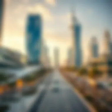Conceptual artwork depicting the future opportunities within Knowledge City Dubai