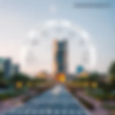 Diagram illustrating the strategic vision behind Knowledge City Dubai