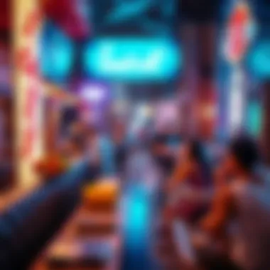 Leisure Activities and Ambiance at Last Exit Visitors enjoying the leisure activities and ambiance at Last Exit.