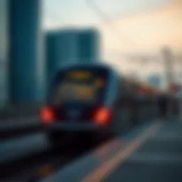 Last metro at Center Point station