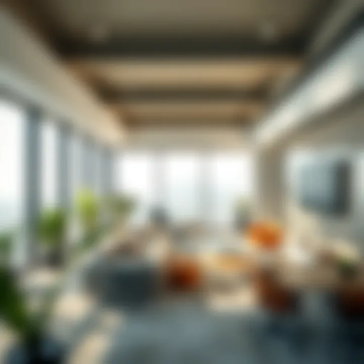 Professional Landscape for Expats Modern office environment in the UAE