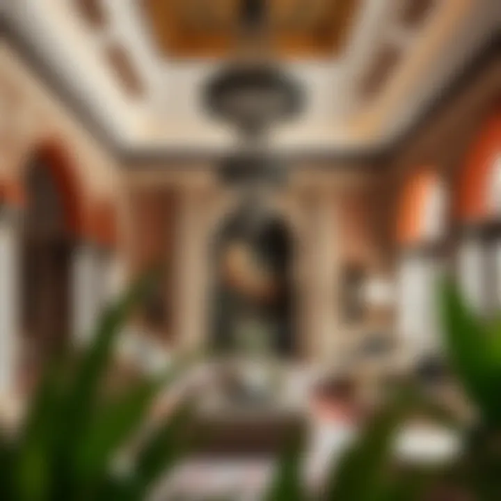 Welcoming Majlis with Rich Colors and Textures Welcoming majlis adorned with rich colors and textures