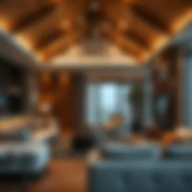 Interior Design of a Luxury Chalet Interior design of a luxury chalet featuring modern amenities