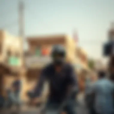 Vibrant street life showcasing the community atmosphere in Manazil Mankhool