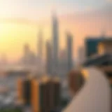 A stunning skyline view of Manazil Mankhool in Dubai