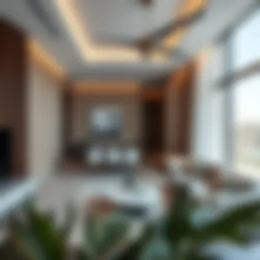 Contemporary Apartment Interiors in Masaken Al Warqa Luxurious apartment interiors highlighting contemporary design