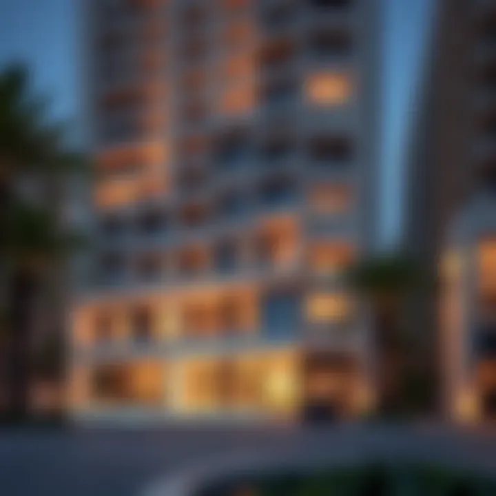 Exterior view showcasing the modern architecture of Maya 2 Residential Building