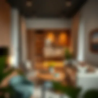 An inviting room interior highlighting rental amenities in MBZ City