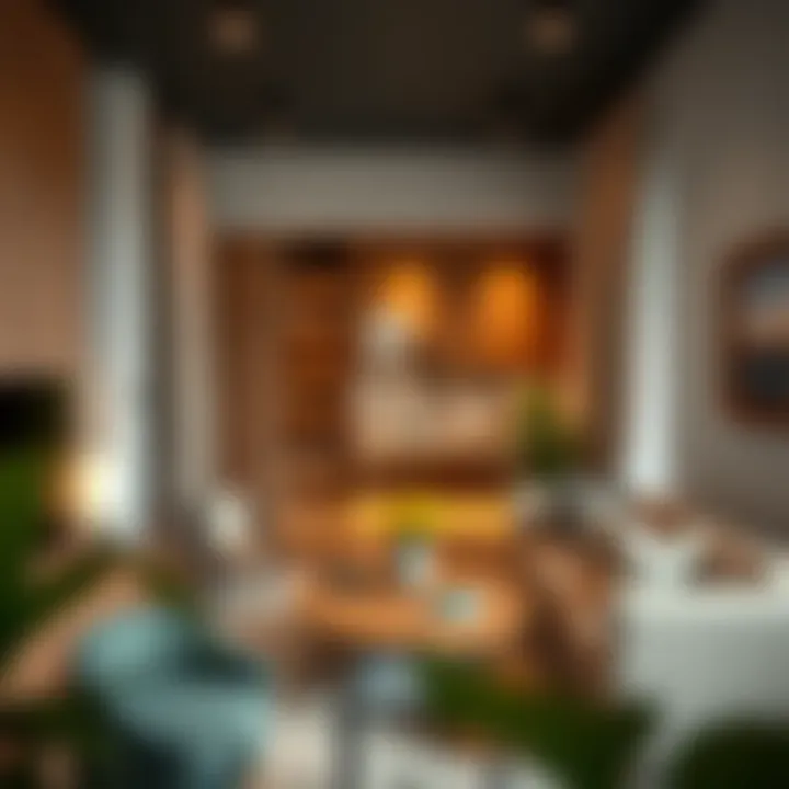 An inviting room interior highlighting rental amenities in MBZ City