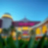 Exterior view showcasing Mercato Mall's architectural design