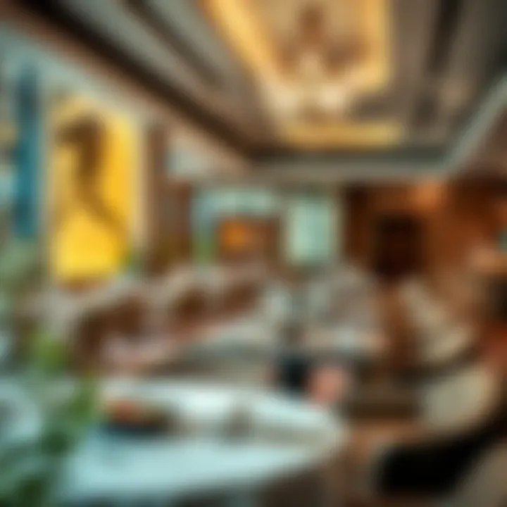 Dining Experience at Mercure Suites Dining area showcasing exquisite cuisine