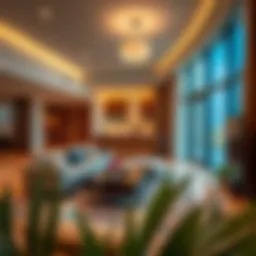 Luxurious living space at Mercure Suites