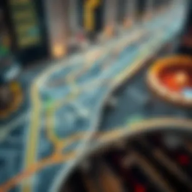 Dubai Metro Infrastructure Overview Metro map highlighting Center Point