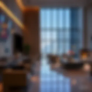 Luxurious interior design reflecting contemporary elegance in Millennium Al Barsha