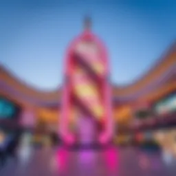 Stunning architectural design of Mirdif Avenue Mall