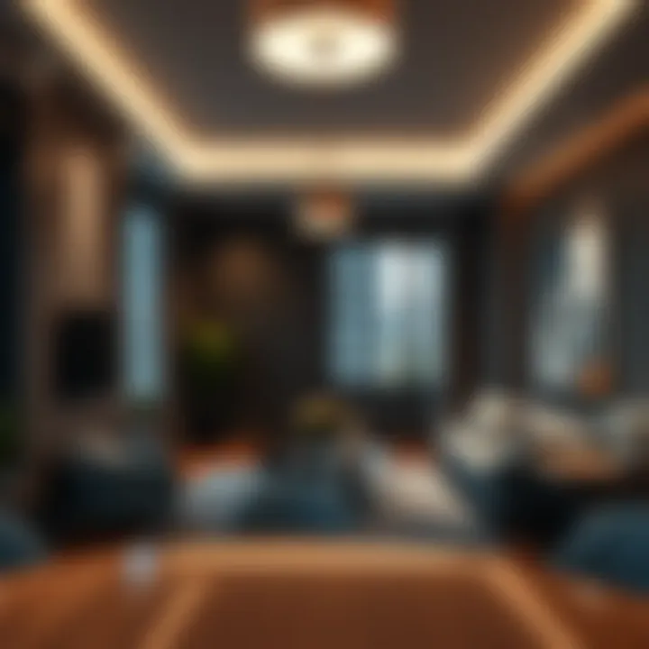 Stylish studio interior showcasing modern design