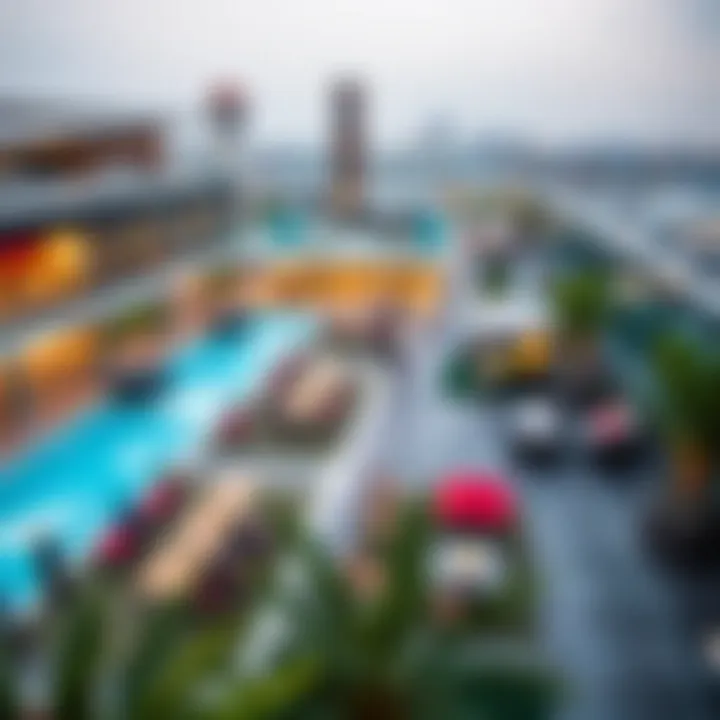 Overview of Amenities at Nakheel Mall Rooftop An overview of various amenities offered at the Nakheel Mall rooftop