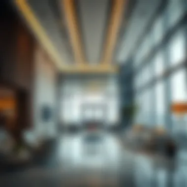 Innovative Interior Design of Narcissus Building Interior of the Narcissus Building highlighting innovative design elements.