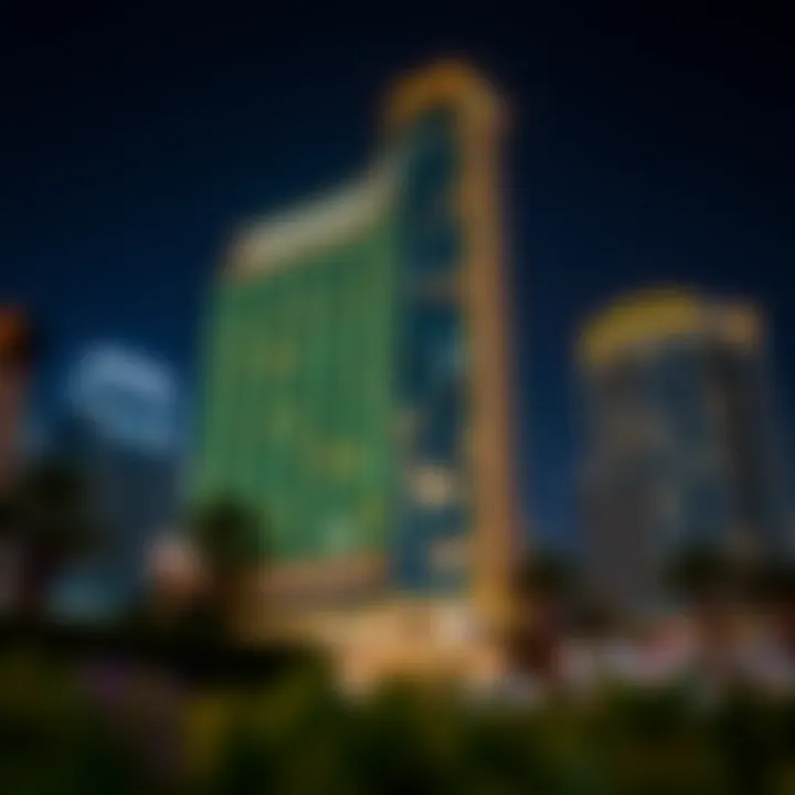 Narcissus Building Night Illumination The Narcissus Building illuminated at night, reflecting urban vibrancy.