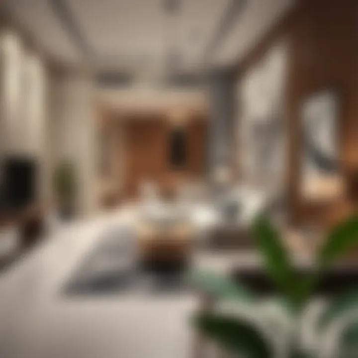 Affordable apartment interior in Dubai