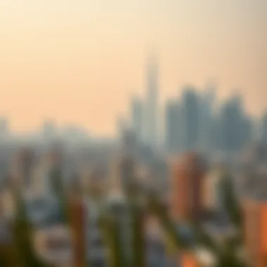 Dubai skyline showcasing various neighborhoods