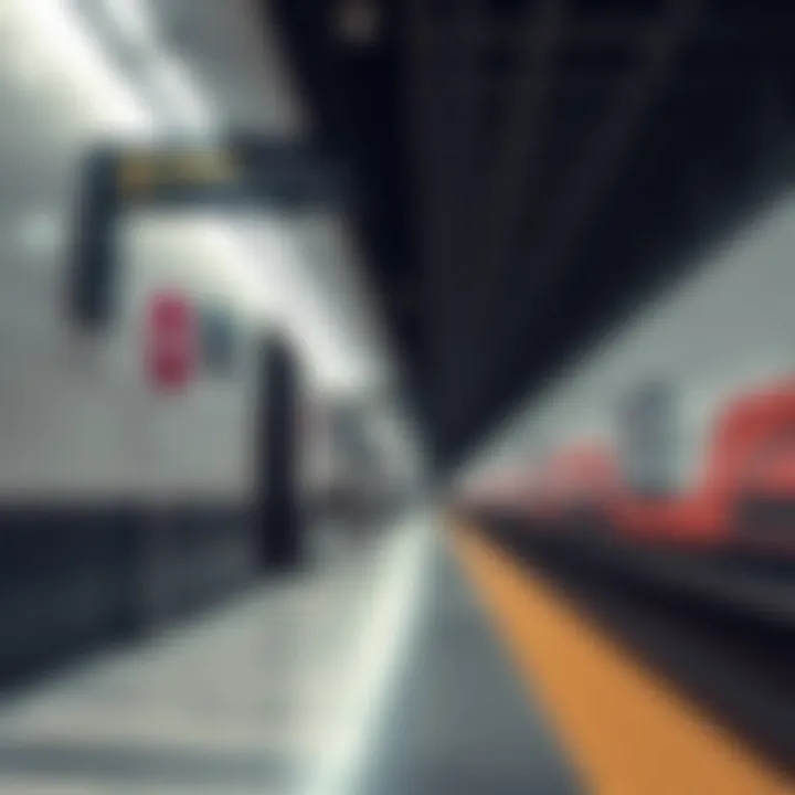 Accessibility features at Al Rigga Metro Station